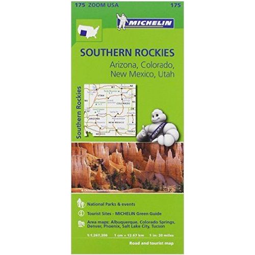 térkép center 175. Southern Rockies térkép Michelin 2014 1:1 267 200   Térkép  térkép center