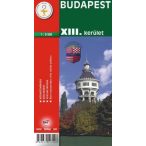   Budapest XIII. kerület térkép Topopress 1:7 000 Margit-sziget térkép