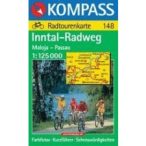 148. Inntal-Radweg kerékpáros térkép Kompass 1:125 000 