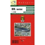 Budapest XIV. kerület térkép Topopress 1:8 000 
