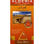 Algéria domborzati térkép Gizi Map 1: 2 500 000 