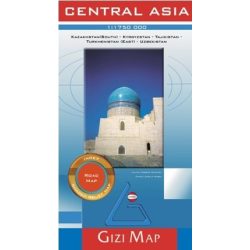   Közép-Ázsia autós térkép  Central Asia Gizi Map 1:1 750 000   