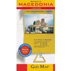 Macedonia térkép Gizi Map  1:250 000 