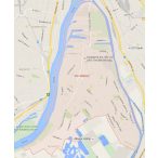   Budapest XXI. kerület térkép Topopress,  Budapest 21. kerület falitérkép fóliás Csepel térkép  70x80 cm