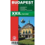   Budapest XXII. kerület térkép Budafok-Tétény Önkormányzata 1:16 500 