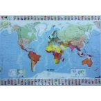 A Világ országai keretezett falitérkép Michelin 144x100 