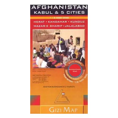 Pakistan, Afghanistan térkép, Pakisztán térkép Gizi Map 1:2 000 000 