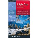   Júliai Alpok turista térkép Sidarta Triglav nemzeti park térkép 1:50 000 Júliai Alpok térkép Triglav térkép 2024