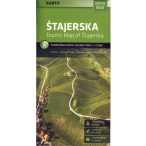   Stajerska - Szlovén Stájerország turistatérkép Kartografija Novo 1:75 000