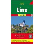 Linz térkép Freytag & Berndt 1:15 000 