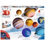   Ravensburger 11668 - Naprendszer puzzle - 540 db-os 3D puzzle, 3 dimenziós bolygók puzzle