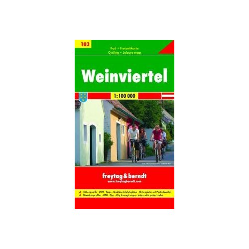 RK 103 Weinvierte kerékpáros térkép Freytag & Berndt 1:100 000 