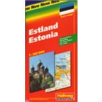 Észtország térkép Michelin 1:350 000 