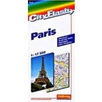 Párizs térkép Hallwag 1:17 500 