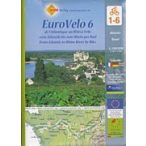   Loire Radweg kerékpáros térkép Huber 1:100 000 EuroVelo 6 Loire völgye kerékpáros térkép