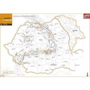 Vlegyásza térkép, Románia 1:65 000, Vlegyásza-hegység turistatérkép Schubert MN13