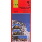   17a Dabarski Kukovi (Velebit közép) túratérkép, Srednji Velebit turista térkép Smand  1:20 000