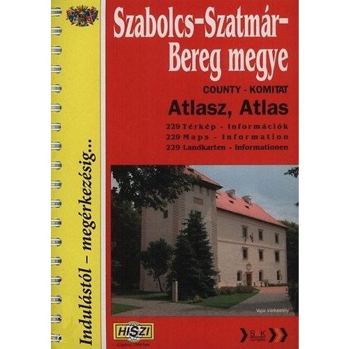 Szabolcs-Szatmár-Bereg megye - vármegye atlasz HiSzi Map 