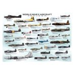   EuroGraphics - World War II Aircraft - 1000 db-os puzzle Repülőgépek puzzle 2. világháborús légierő 6000-0075 