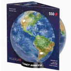   Puzzle Föld bolygó - 550 db-os puzzle képkirakó fém dobozban  48x33 cm  EuroGraphics Planet Earth Tin (8551-5862)