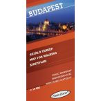   Budapest térkép belváros, sétáló térkép Térkép-Center 1:16 000 