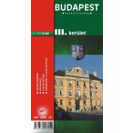 Budapest III. kerület térkép Topopress 1:12 000 