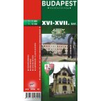 Budapest XVI-XVII. kerület térkép Topopress 1:11 000 