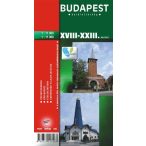 Budapest XVIII-XXIII.kerület térkép Topopress 1:11 000 