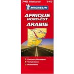 Észak-Kelet Afrika térkép Michelin 1:4 000 000 