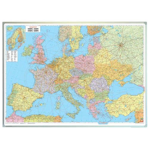 Európa országai keretezett falitérkép Freytag 1:2 600 000 172,5x123,5