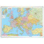   Európa országai faléces fóliázott falitérkép nagy méret 172,5x123,5 cm, Freytag 1:2 600 000 