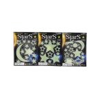   Sötétben világító hold és csillagok háromféle változatban - foszforeszkáló csillagok