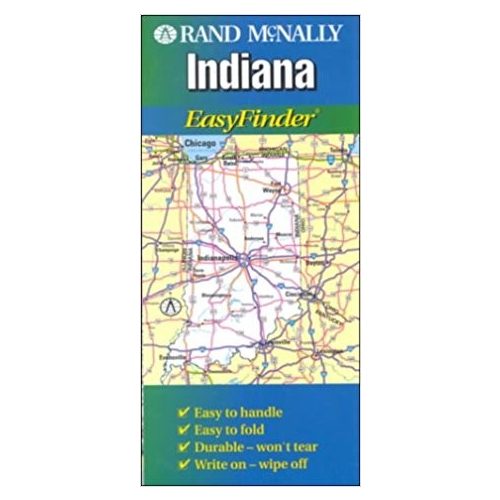 Indiana térkép Rand M 