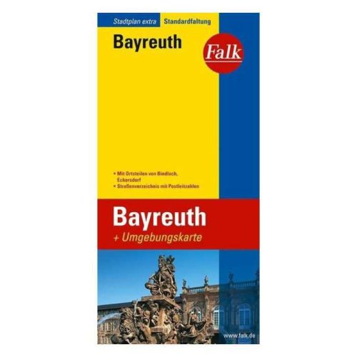 Bayreuth térkép Falk 