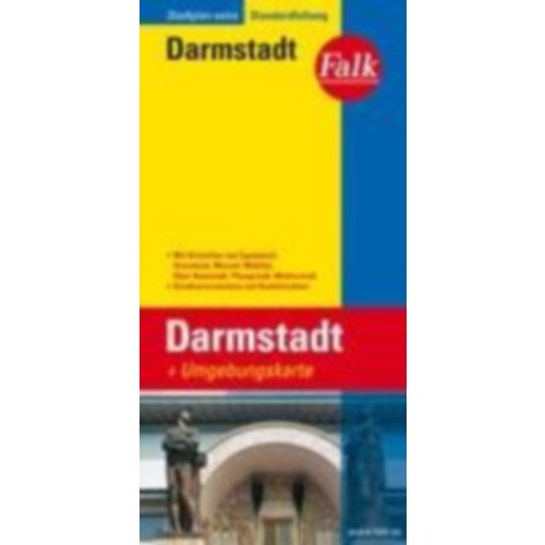 Darmstadt térkép Falk 