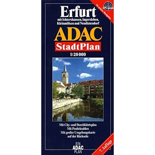Erfurt térkép ADAC 1:20 000 