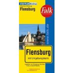 Flensburg térkép Falk 1:12 000 