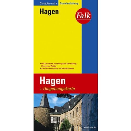 Hagen térkép Falk 1:10 000 