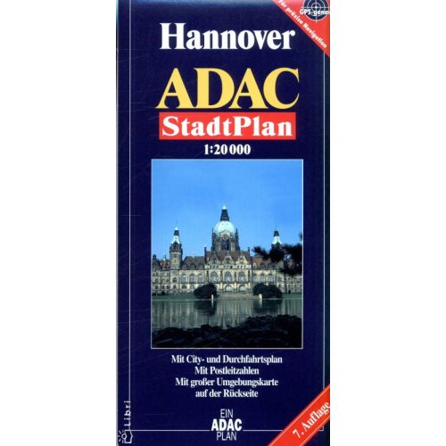 Hannover térkép ADAC 1:20 000 
