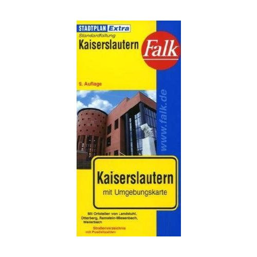 Kaiserslautern térkép Falk 