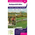    Budapesttől délre kerékpáros térkép Frigória  1:65 000 