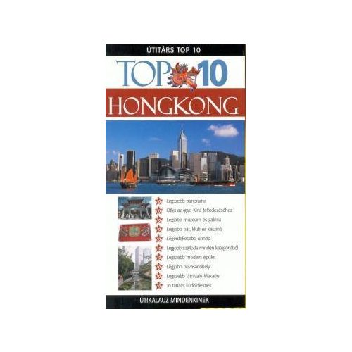 Hongkong útikönyv Top 10 Panemex kiadó 