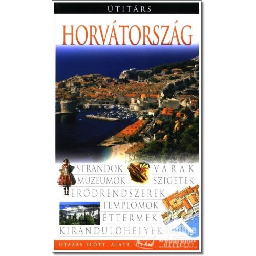 Horvátország útikönyv Útitárs, Panemex kiadó  
