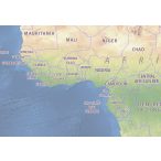 Togo térkép Michelin 1:800 000 