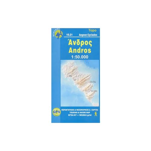 101. Andros térkép Road Editions 1:50 000 