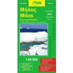 110. Milos Kimolas térkép Road Editions 1:50 000 