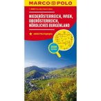   Alsó Ausztria, Bécs, Észak Burgenland térkép Marco Polo 1:200 000 