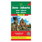 Jáva, Jakarta térkép Freytag 1:1 750 000 