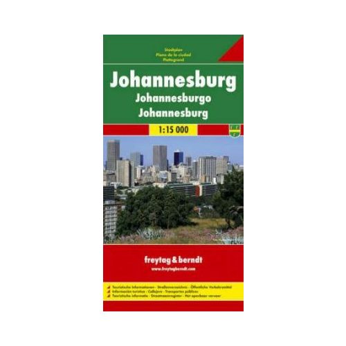 Johannesburg térkép Freytag & Berndt 1:15 000 