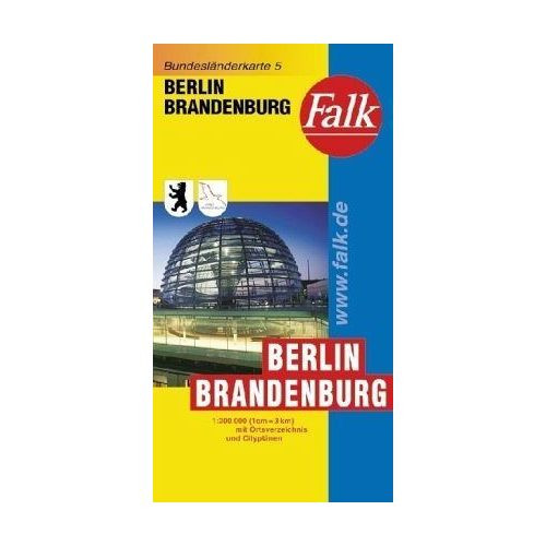 Brandenburg térkép Falk 1:17 000 